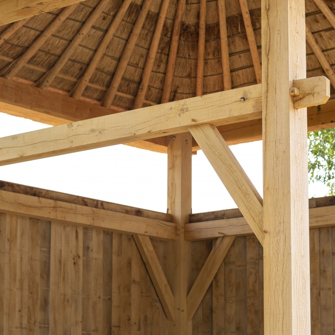 houten gebinten skelet