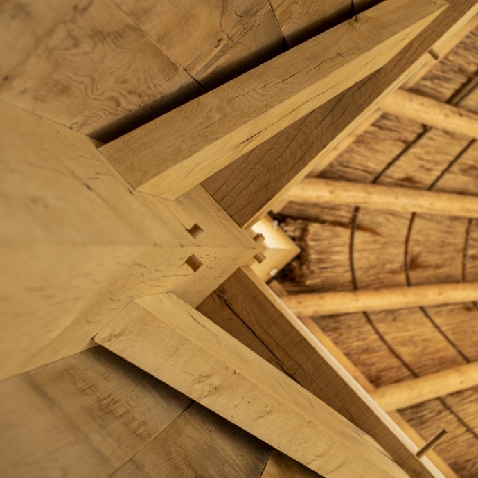 eiken constructie gebint
