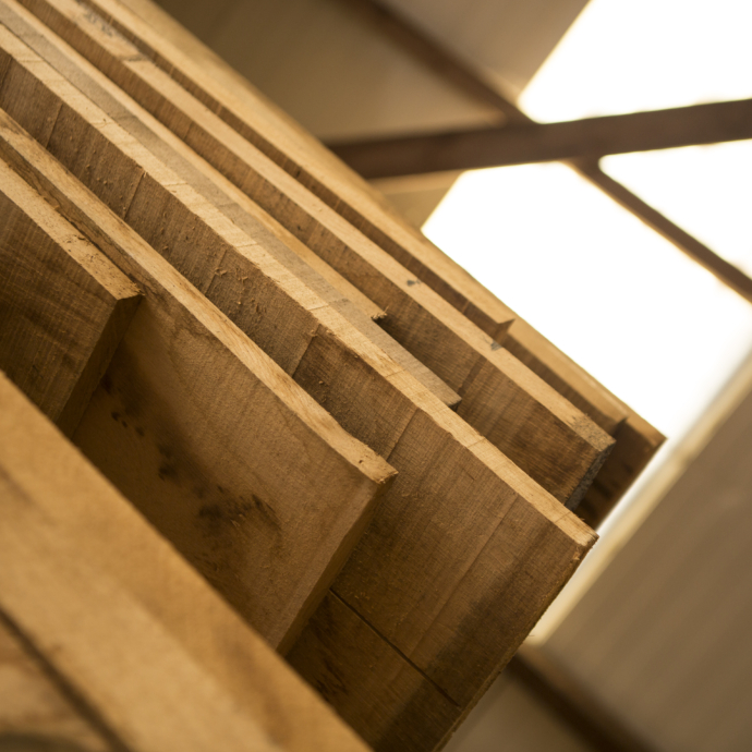 eiken constructiehout voorraad