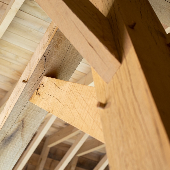 eiken constructie gebint